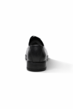 Black Classic Leather Mens Shoes - Image 3