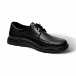 Black Classic Leather Mens Shoes - Image 2