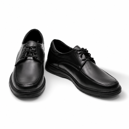 Black Classic Leather Mens Shoes