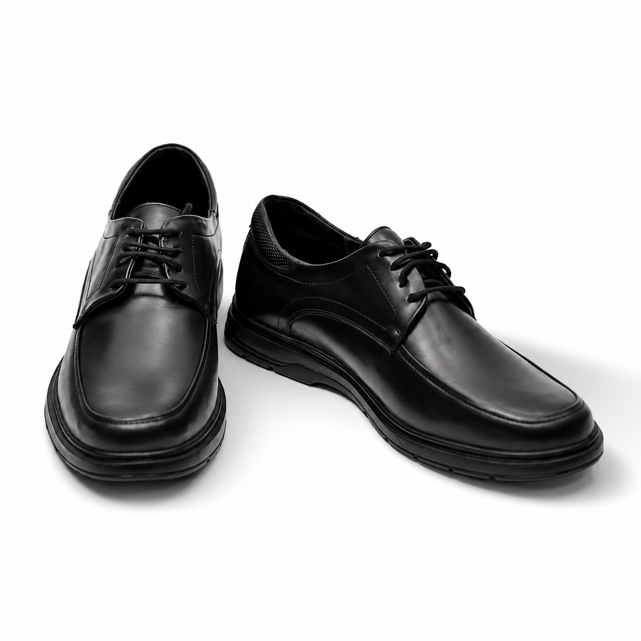 2 _ حذاء رجالي كلاسيك أسود جلد – 1495 جنيه Black Classic Leather Men’s Shoes – 1495 LE Black Classic Leather Mens Shoes - Image 1