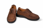Men's Brown Genuine Leather Casual Shoes Comfortable Modern Elegant Design