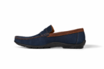 Men's Navy Suede Casual Shoes Elegant Comfortable Design with Modern Casual Look - Image 2