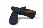 Men's Navy Suede Casual Shoes Elegant Comfortable Design with Modern Casual Look