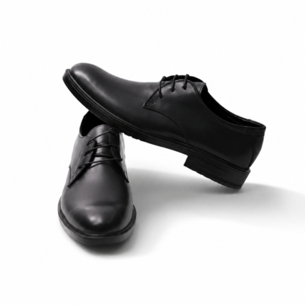 Black Classic Leather Mens Shoes
