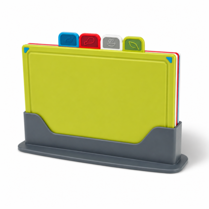 Piece Cutting Board Set with Stand