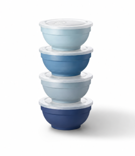 Fridge Storage Bowls Set 4-Pieces