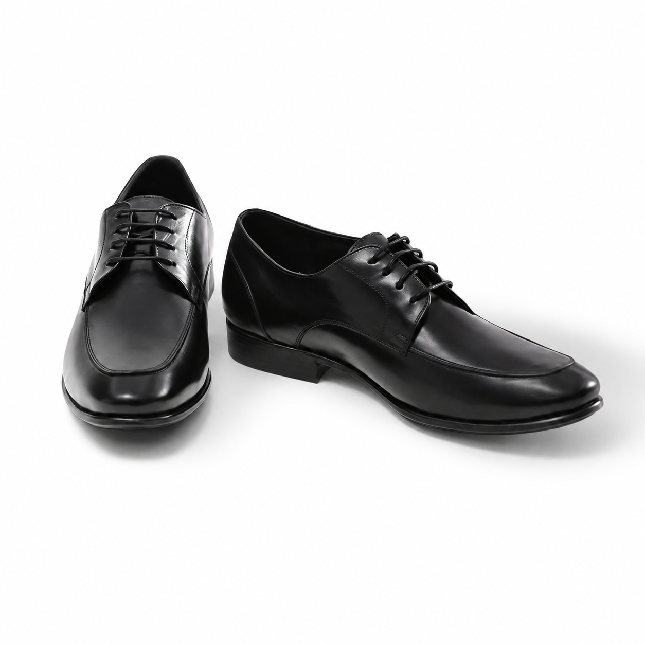 8 _ حذاء رجالي كلاسيك أسود جلد طبيعي – 1995 جنيه Black Classic Men’s Leather Shoes – 1995 LE (1) Black Classic Mens Leather Shoes - Image 1