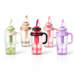 Acrylic Jumbo Cup with Straw