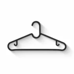 Black Clothes Hangers Set - Image 2