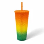 Bling Gradient Cup with Straw - Image 6