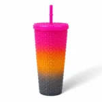 Bling Gradient Cup with Straw - Image 5