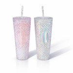 Crystal Cold Cup with straw - Image 2