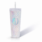 Crystal Cold Cup with straw
