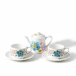 Floral Porcelain Tea Set - Image 4