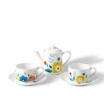 Floral Porcelain Tea Set - Image 3