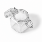 Glass Spice Jar with Clip Lock