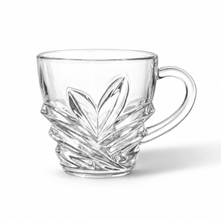 Elegant 6-Piece Glass Tea Cup Set