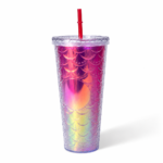 Mermaid Gradient Cup with Straw - Image 2