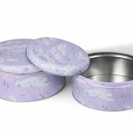 Moon Pattern Storage Tins Set