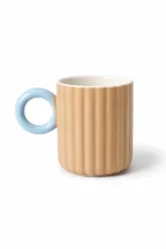 Ribbed Porcelain Mug - Image 4