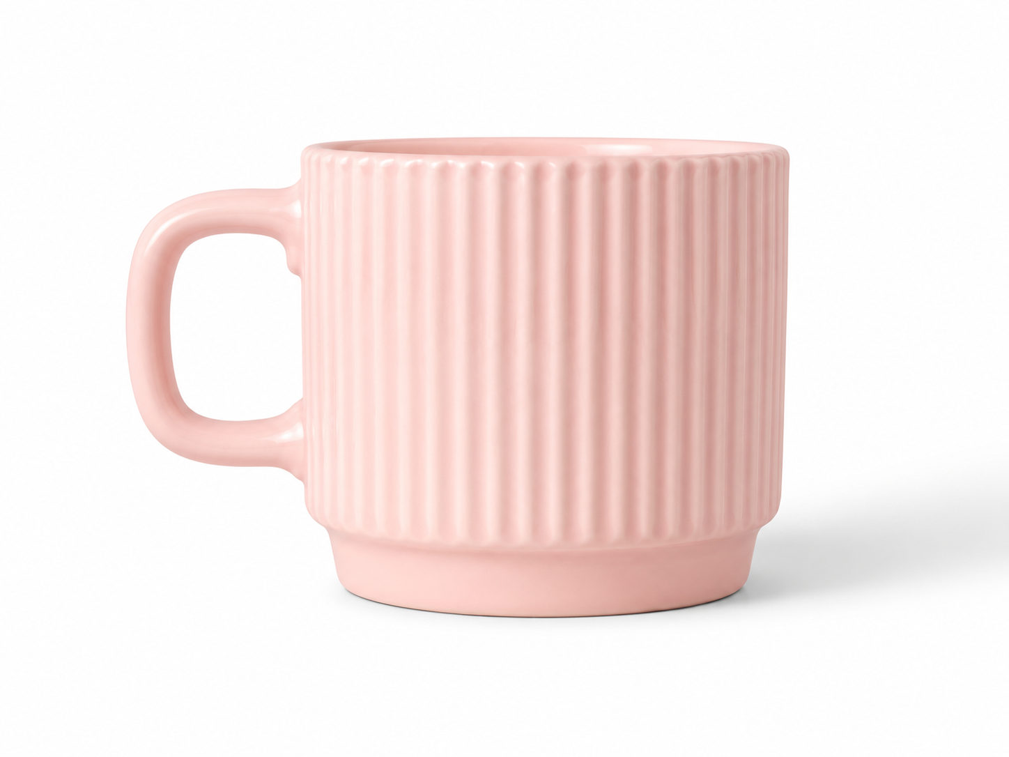 Ribbed Porcelain Mug Available in Different Colors 54 le مج بورسلين مضلع متوفر بألوان مختلفة 54 (4) Ribbed Porcelain Mug Available in Different Colors