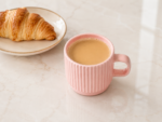 Ribbed Porcelain Mug Available in Different Colors