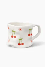 Wavy Porcelain Mug