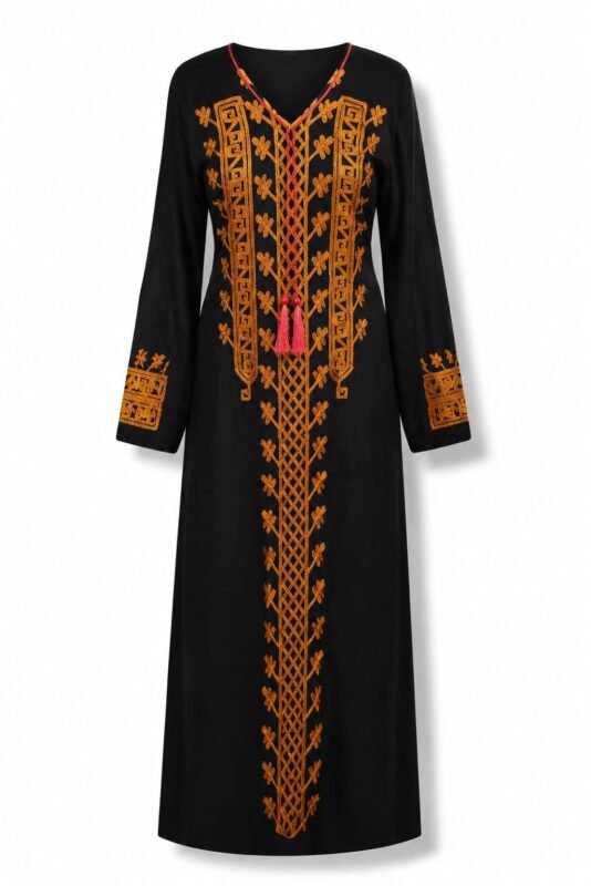 100% Cotton Embroidered Jalabiya