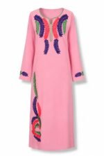 100% Cotton Vibrant Heritage Embroidered Jalabiya