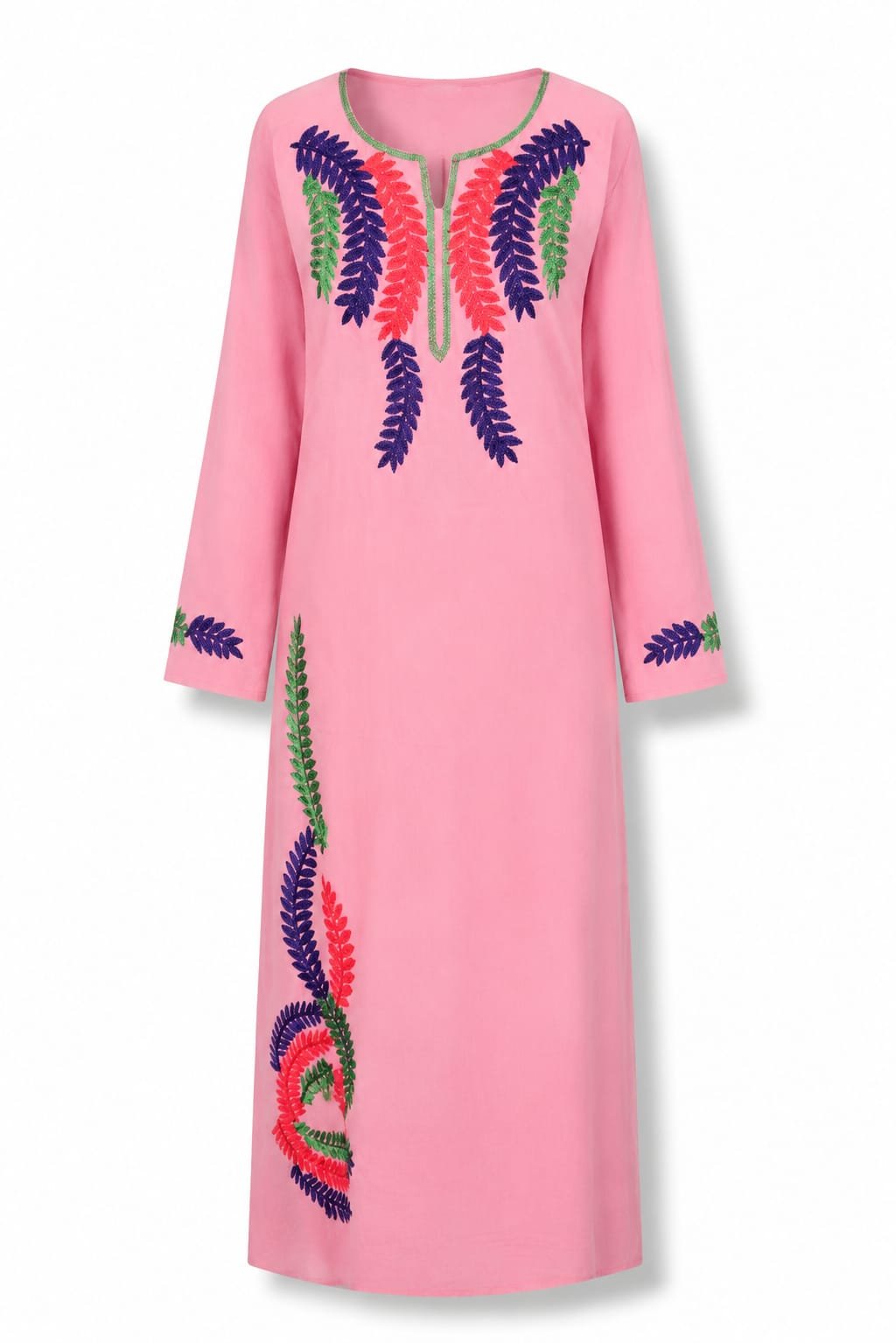 WhatsApp Image 2026-05-21 at 9.21.37 PM (1) 100% Cotton Vibrant Heritage Embroidered Jalabiya