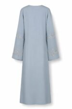 100% Cotton Delicate Floral Embroidered Jalabiya