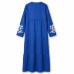 Cotton & Polyester Traditional Embroidered Jalabiya.