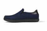 Men's Navy Suede Casual Shoes Comfortable Modern Design for Everyday Wear - Image 3