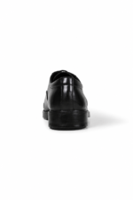 Men's Black Genuine Leather Formal Shoes Classic Elegant Comfortable Design for Work Events - Image 2