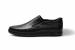 Mens Black Genuine Leather Casual Shoes Comfortable Practical Design for Everyday Elegance - Image 3