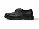 Mens Black Genuine Leather Formal Shoes Classic Elegant Design with Comfortable Sole for Work Events - Image 2