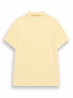 Men’s Light Yellow Polo Shirt – Minimal Smart Casual Style - Image 2