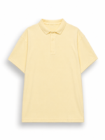Men’s Light Yellow Polo Shirt – Minimal Smart Casual Style