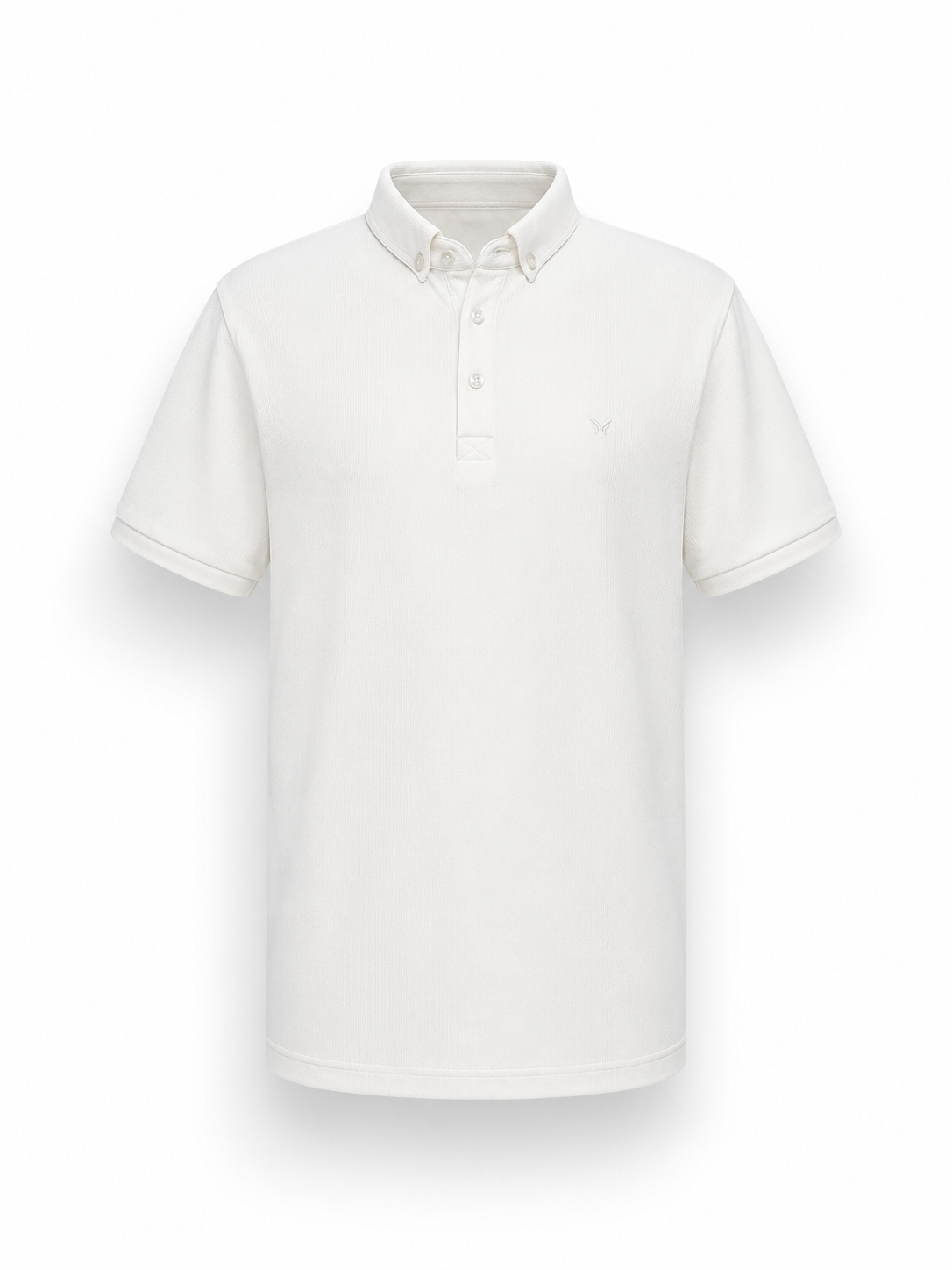 تيشيرت بولو رجالي سادة أوف وايت – 400 بدل 800 جنيه Men’s Off-White Polo Shirt – 400 instead of 800 LE Men’s Off-White Polo Shirt – Classic Smart Casual Style - Image 1