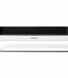 رف حمام ومطبخ لاصق من Ecoco مع حامل فوط