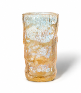 Frosted Textured Glass Cups Set – Modern Drinking Glasses