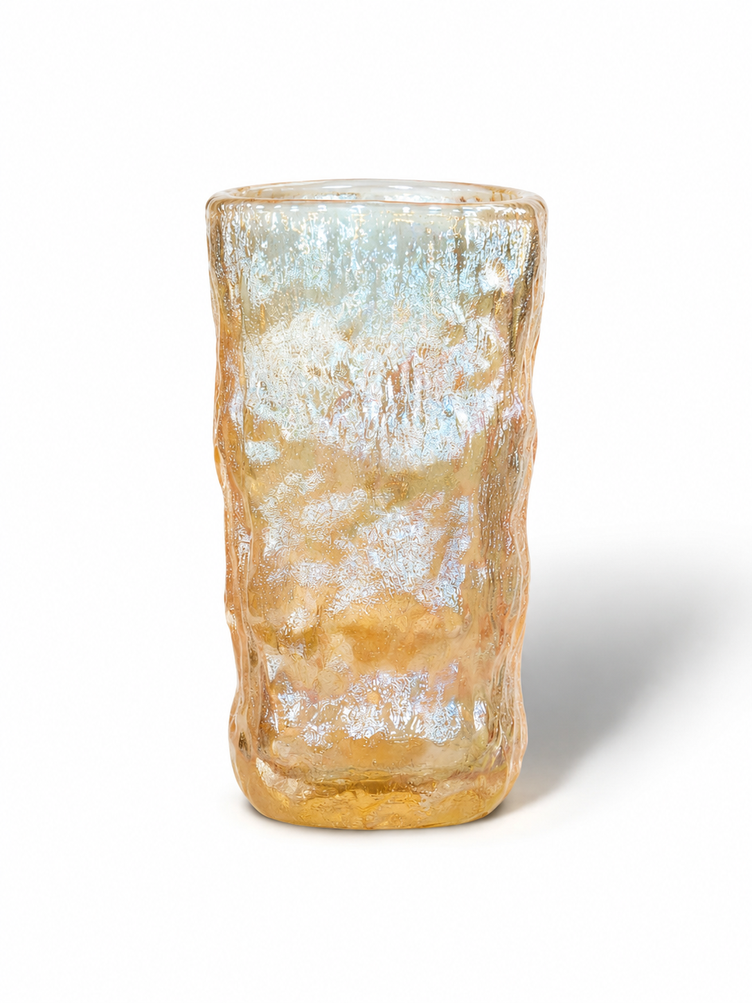 طقم أكواب زجاج مسنفر Frosted Glass Cups Set 342 le_ Frosted Textured Glass Cups Set – Modern Drinking Glasses