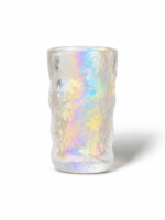 Frosted Textured Glass Cups Set – Modern Drinking Glasses - Image 3