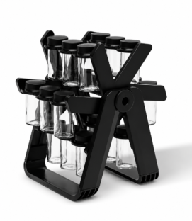 18-Piece Rotating Spice Rack Set