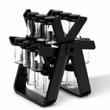 18-Piece Rotating Spice Rack Set