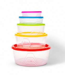 5-Piece Fridge Storage Container Set