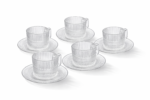Crystal Glass Cups Set