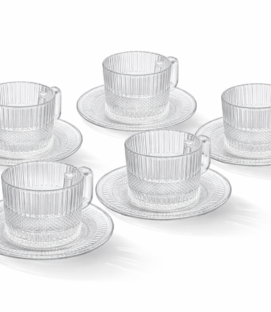 Crystal Glass Cups Set