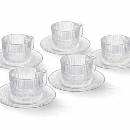 Crystal Glass Cups Set