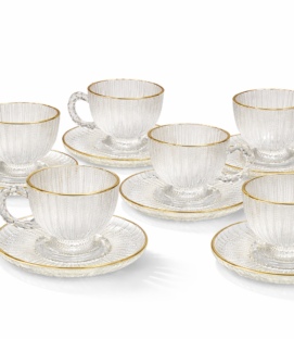 Crystal Glass Cups Set